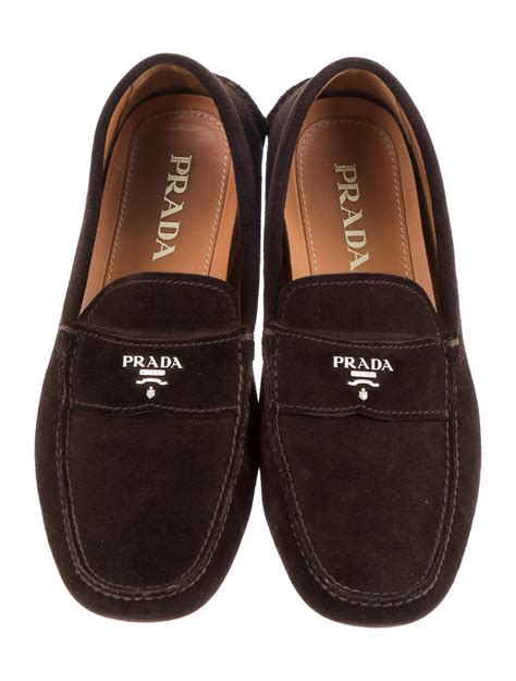 prada loafer suede